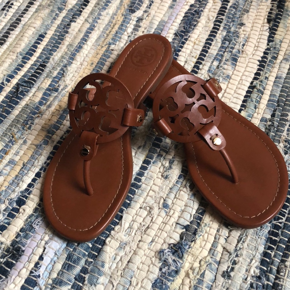 NWOT Tory Burch Leather Miller Sandals